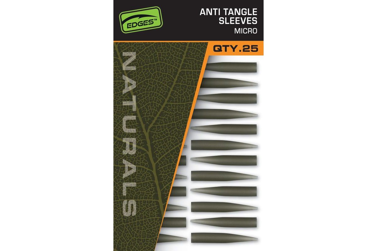 Fox Převleky Edges Naturals Anti tangle sleeve micro 25ks