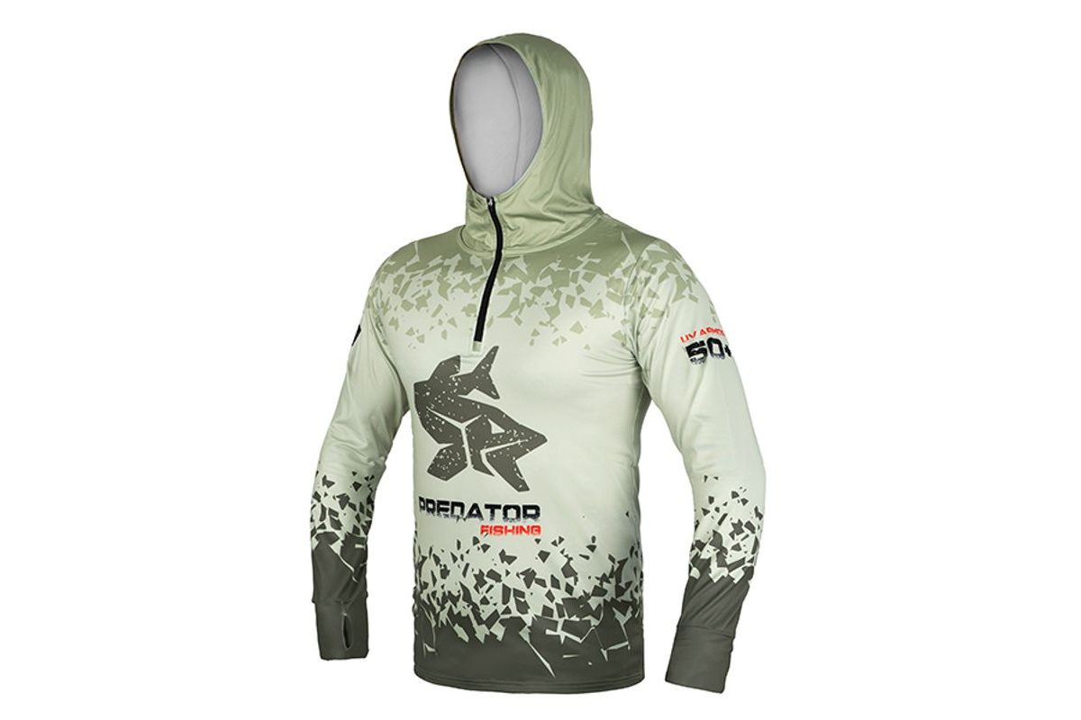 Delphin Tričko s kapucí UV Armor 50+ Predator