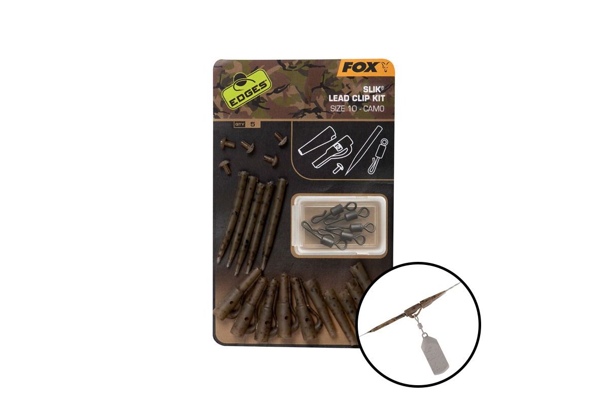 Fox Závěs na olovo Edges Camo Slik Lead Clip Kit vel.10 5ks