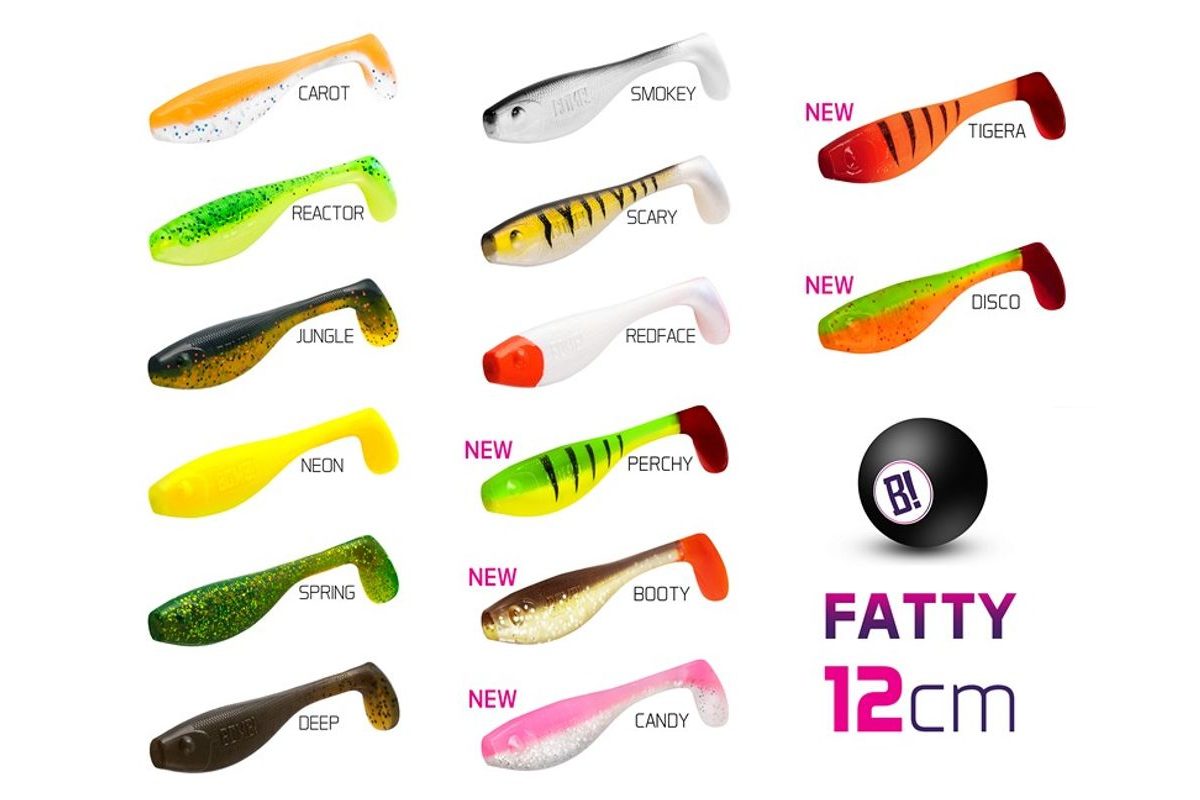 Delphin Umělá nástraha Bomb! Fatty 12cm 5ks