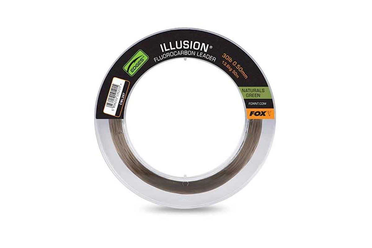 Fox Fluorocarbon Illusion Fluorocarbon Leader Naturals Green 50m