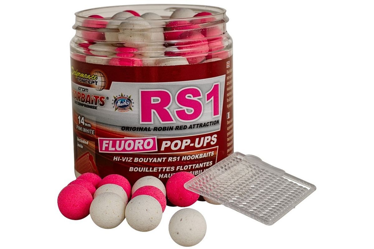 Starbaits Plovoucí boilies Fluo RS1 80g