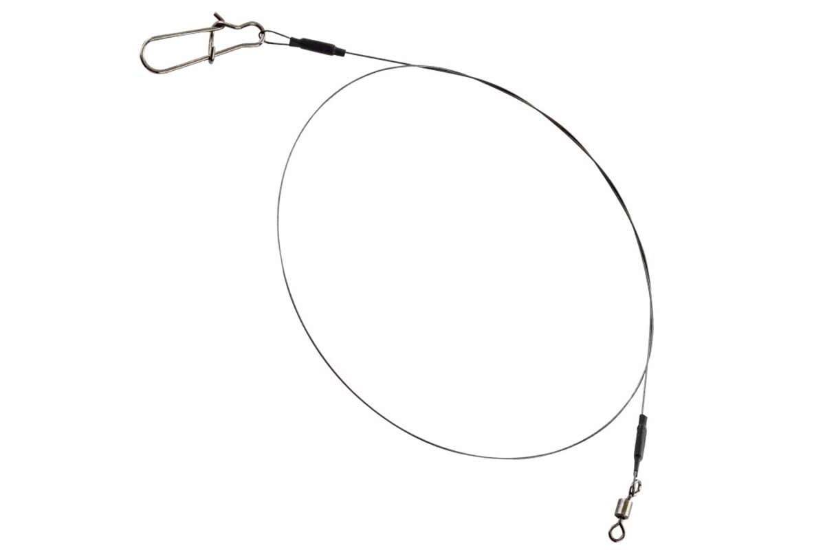 Fox Rage Lanko Strike Point Jerk Leader Single Strand Titanium 40cm 2ks