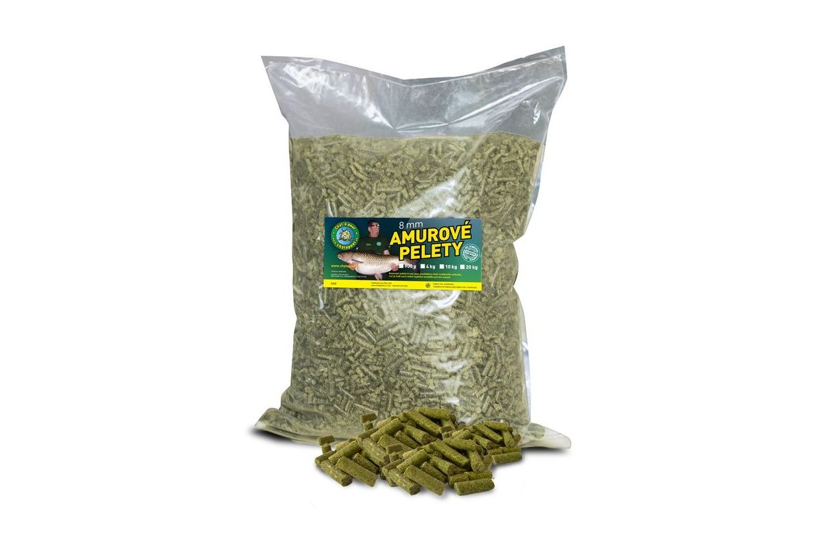 Chyť a pusť Amurové pelety 8mm 10kg