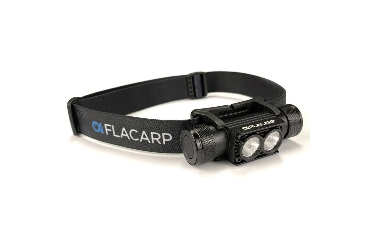 Flacarp Vodotěsná nabíjecí čelovka HL3UV bílá + UV LED