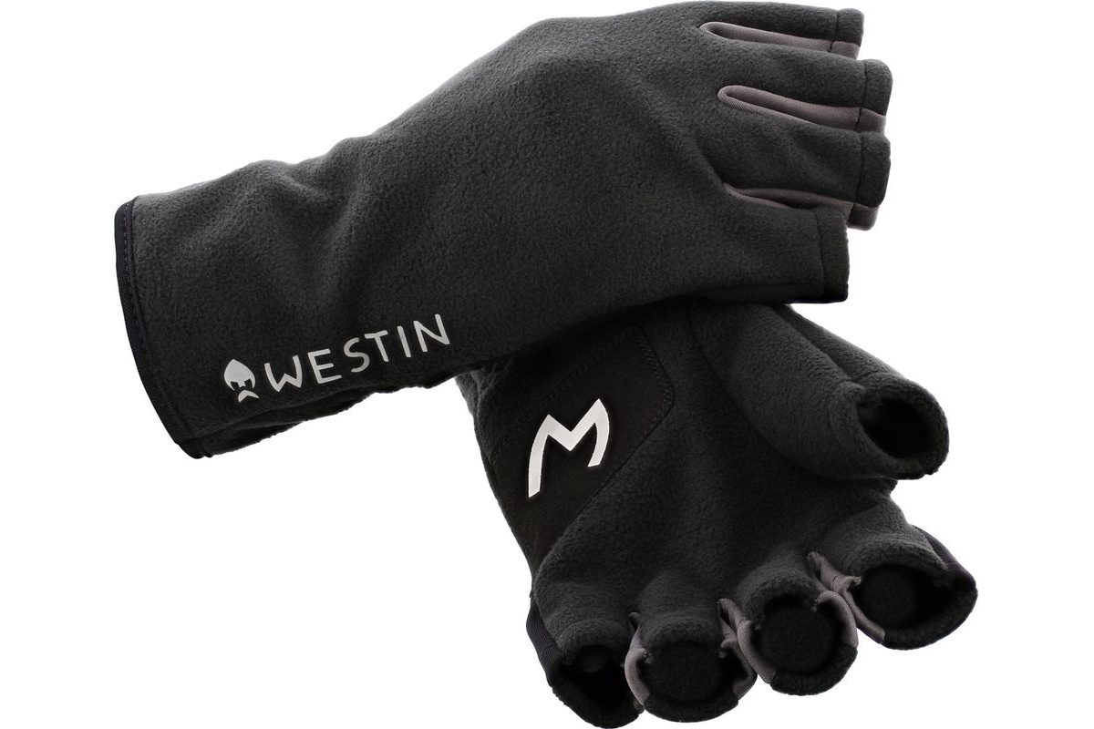 Westin Rukavice HLF Fleece Gloves Carbon Black