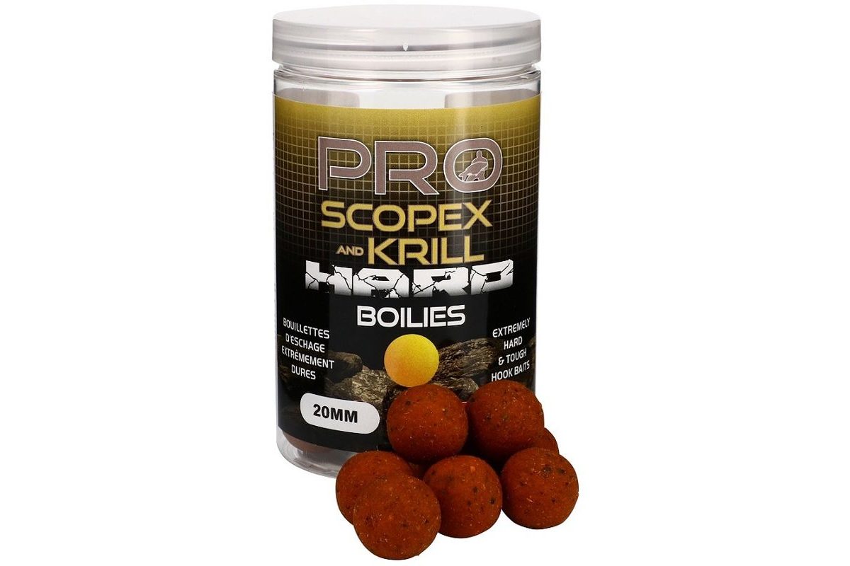 Starbaits Boilie Hard Probiotic Scopex Krill 20mm 200g