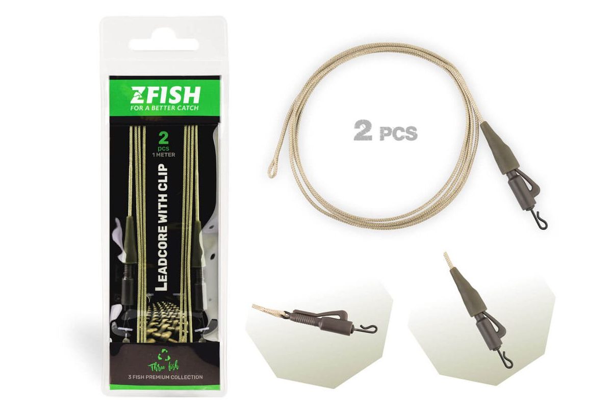 Zfish Montáž Leadcore Lead clip 2ks