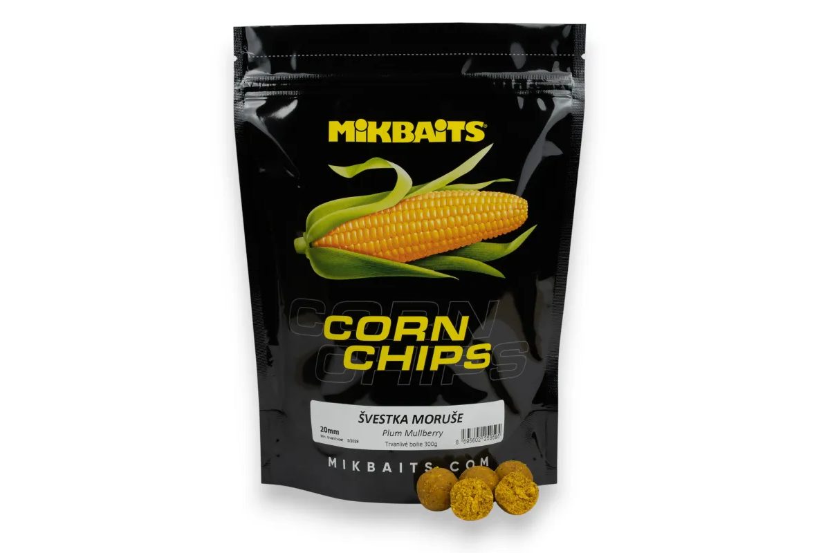Mikbaits Boilies Corn Chips Slivka Moruša