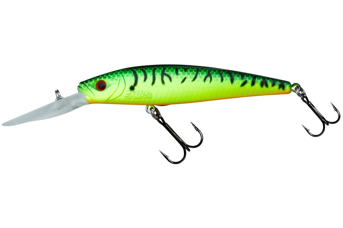 Gunki Poisson Nageur Scunner 135 S - 13,5cm 54g Mat Fire Tiger Sinking - Leurre De Pêche