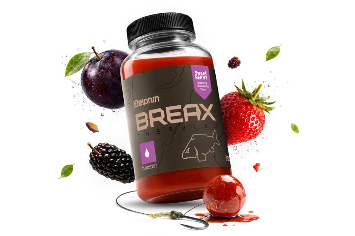 Delphin Booster BreaX/SweetBERRY Moruša-Jahoda-Slivka 250ml