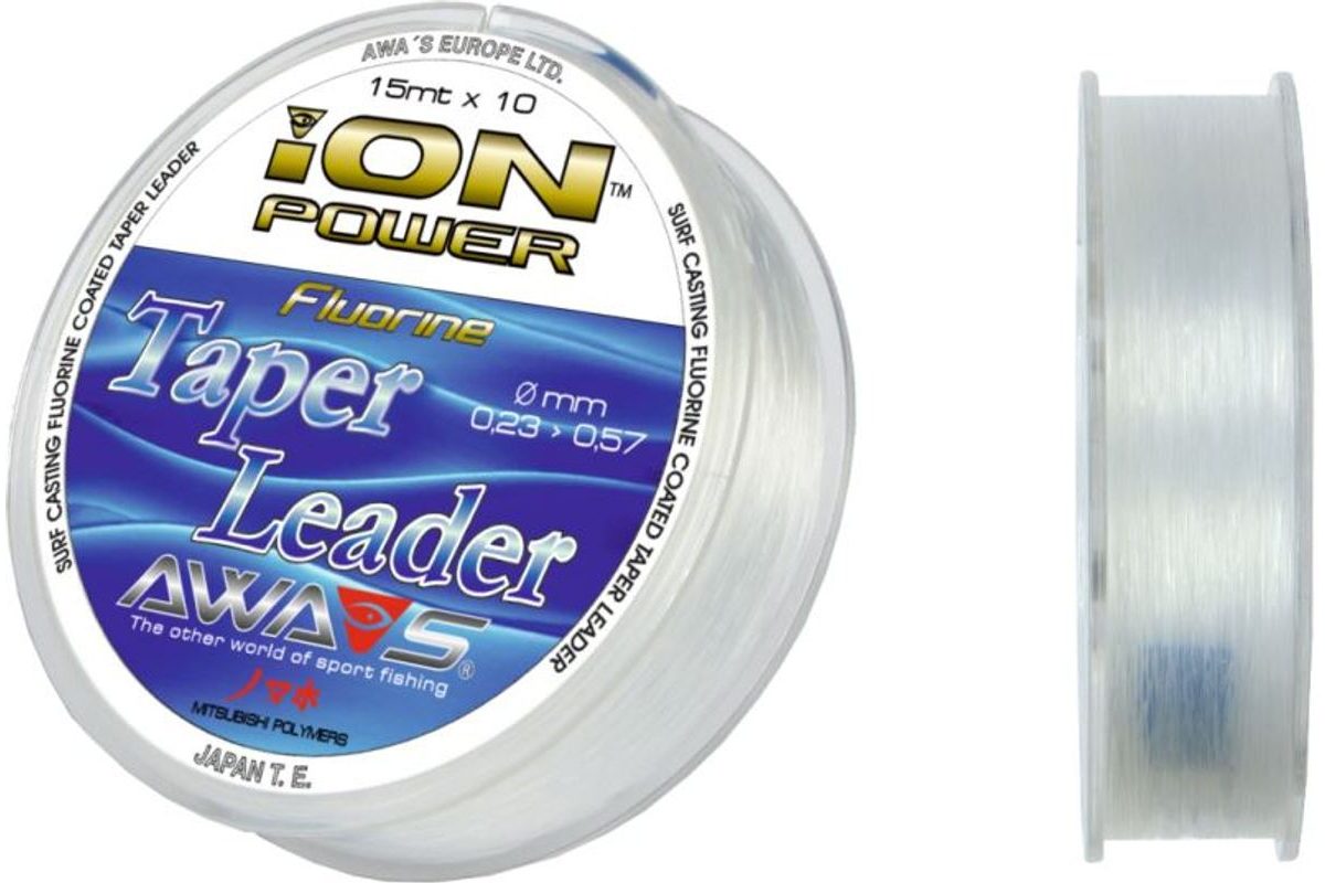 Awa-S Vlasec ujímaný Ion Power Fluorine Taper Leaders 10x15m