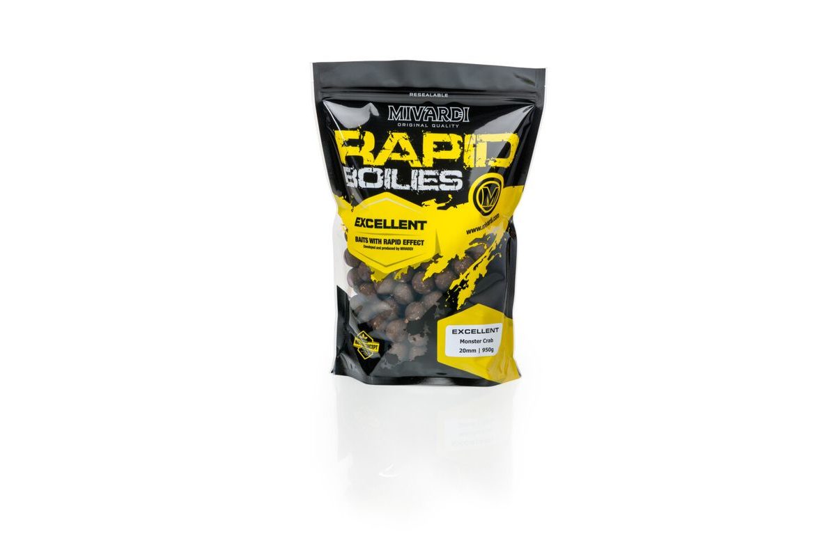 Mivardi Rapid Boilies Excellent Monster Crab 250g