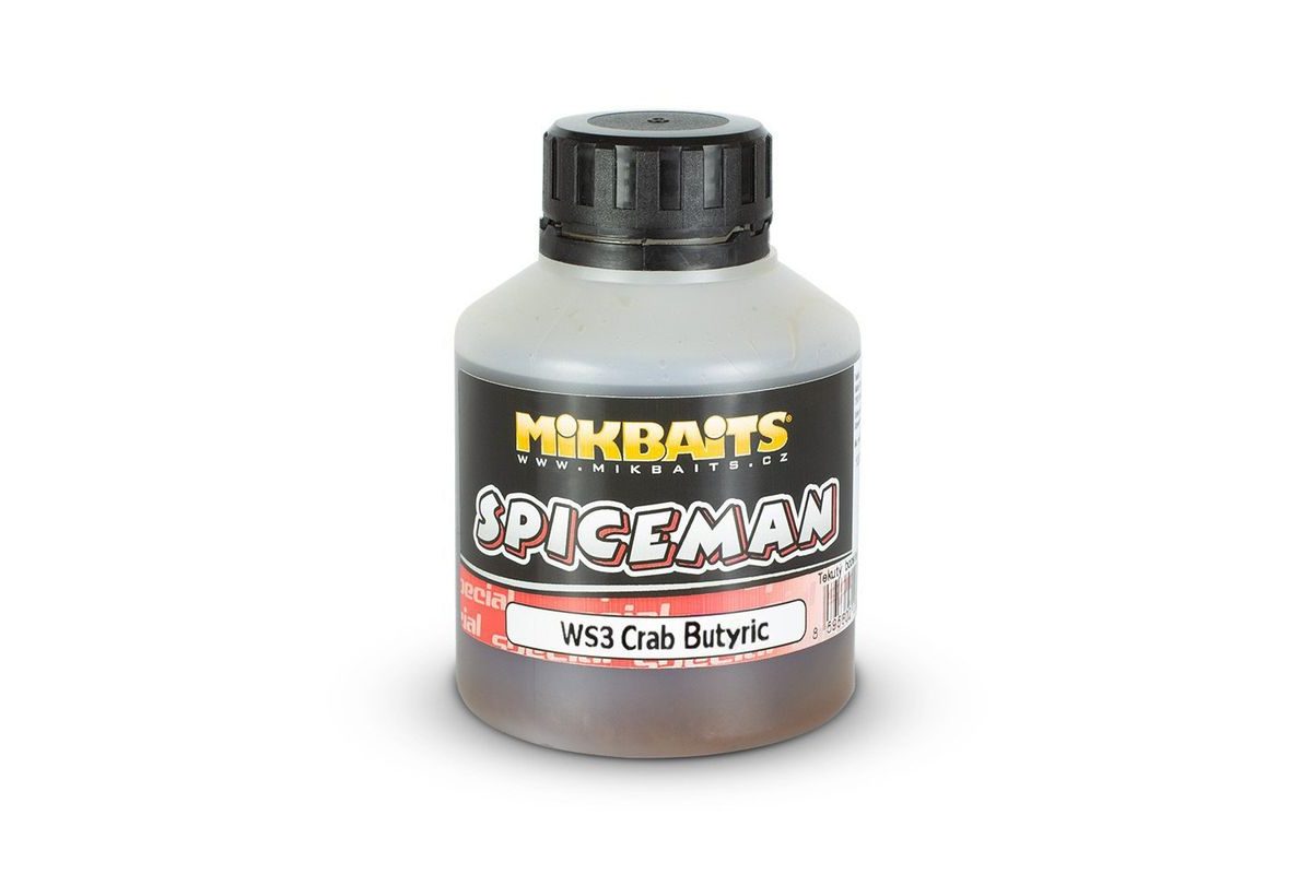 Mikbaits Booster Spiceman WS3 Crab Butyric 250ml