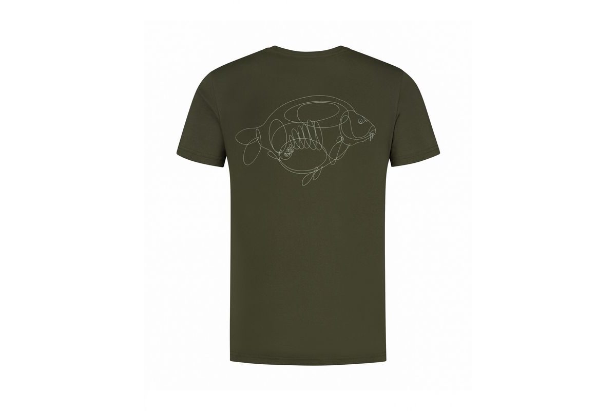 Korda Tričko One Liner Tee Olive
