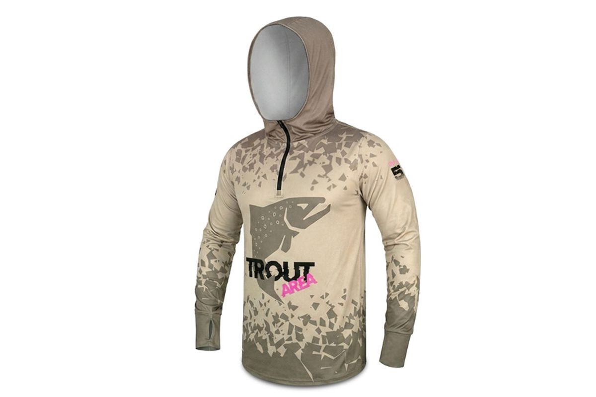Delphin Tričko s kapucí UV Armor 50+ Trout