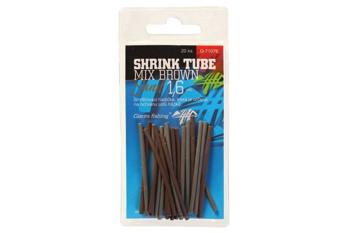 Giants Fishing Smršťovací hadička mix barev Shrink Tube Brown-Sand 20ks