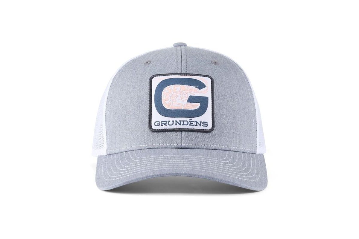 Grundéns Kšiltovka G-Shrimp Trucker Heather Grey O/S