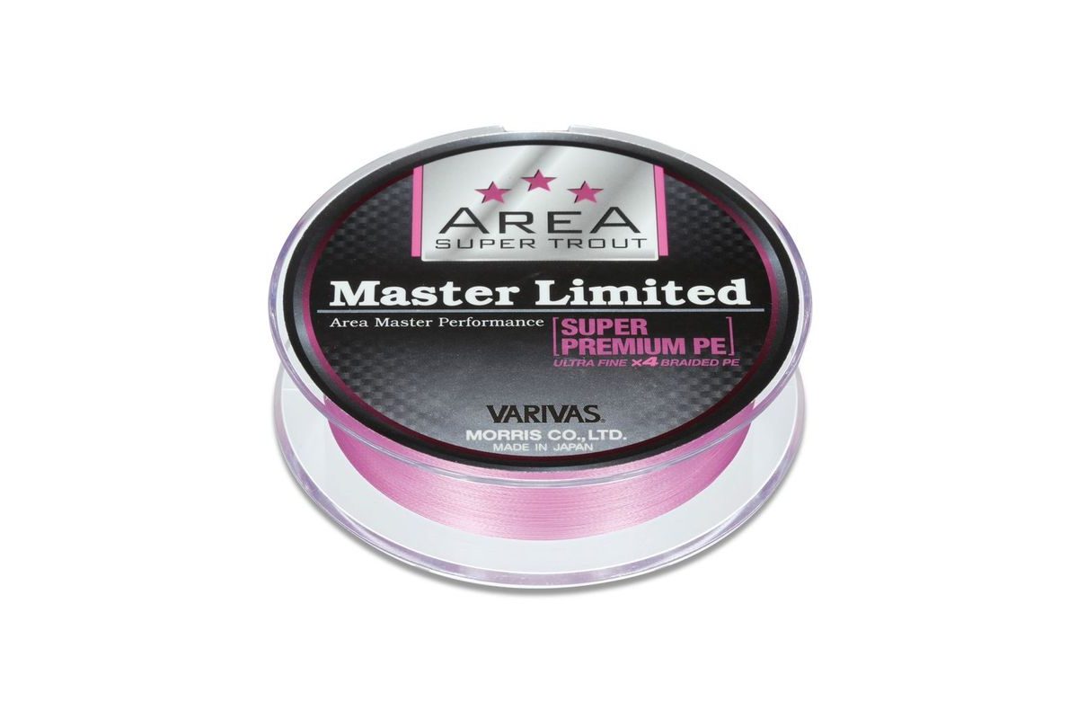 Varivas Šňůra Super Trout Area MLD Super Premium PE Tournament Pink 75m