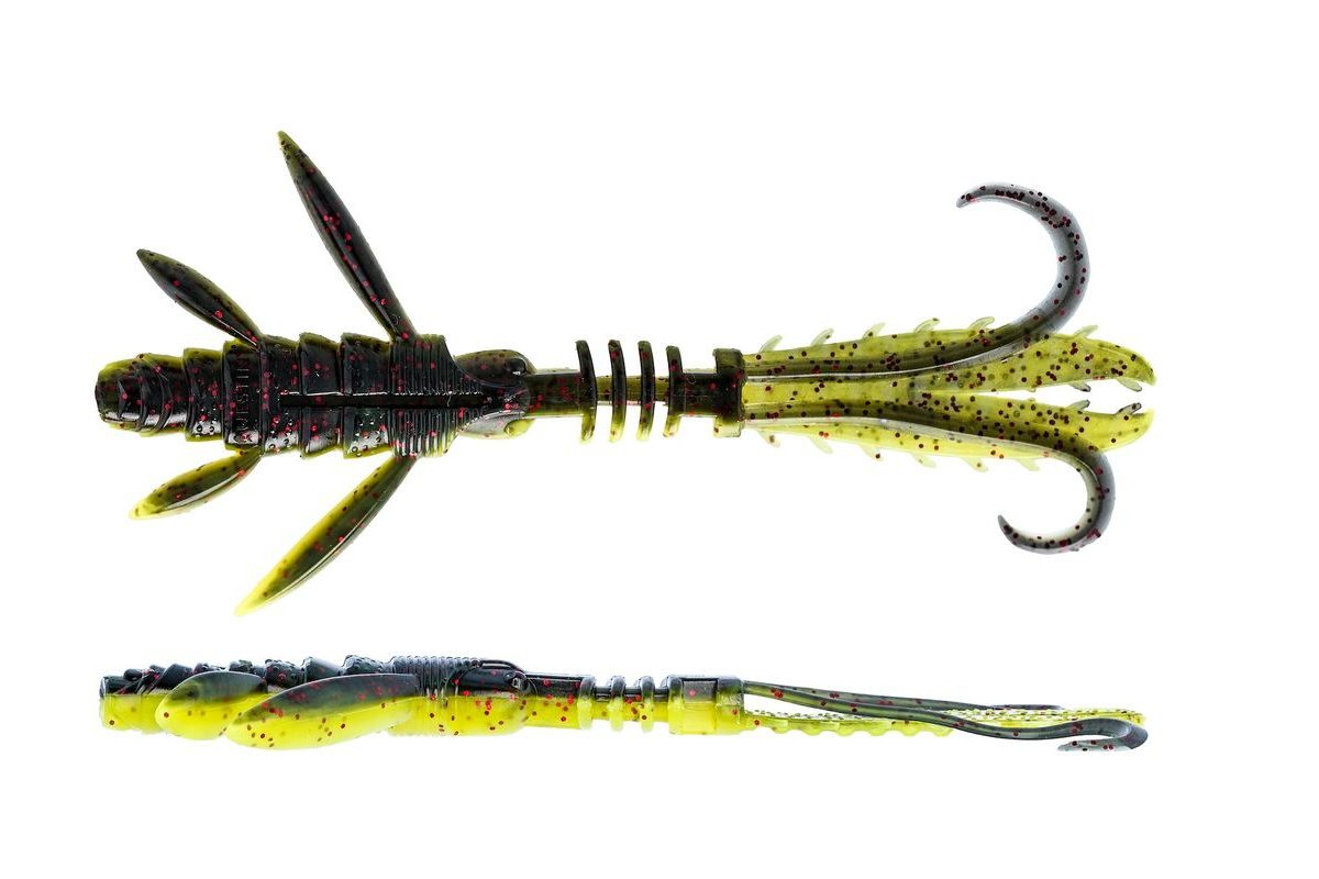Westin Gumová nástraha CreCraw Ripplr Creaturebait Black/Chartreuse