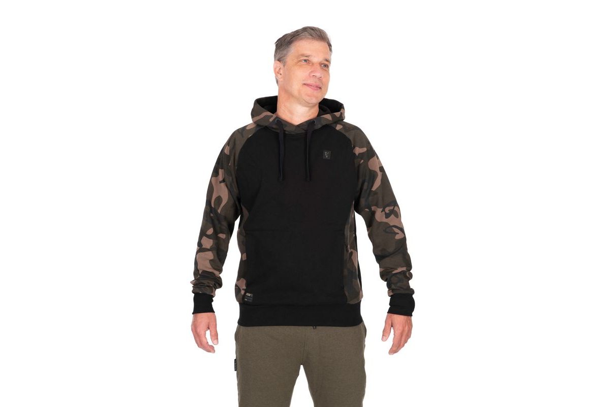 Fox Mikina Black/Camo Pullover Premium 310 Hoodie