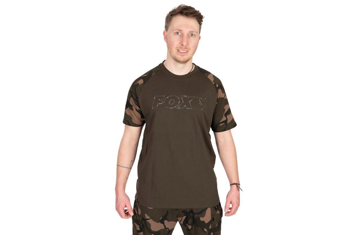 Fox Triko Khaki / Camo Outline T-Shirt