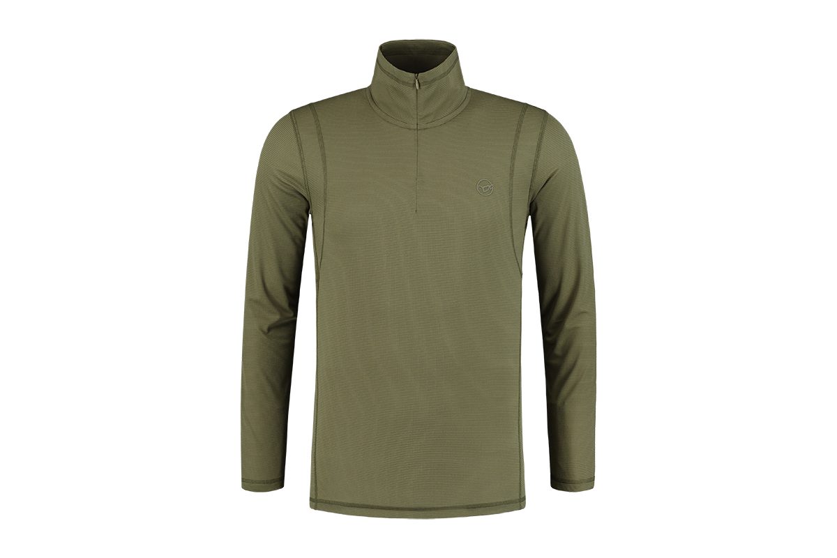 Korda Triko Kool Quick Dry Long Sleeve Zip Neck