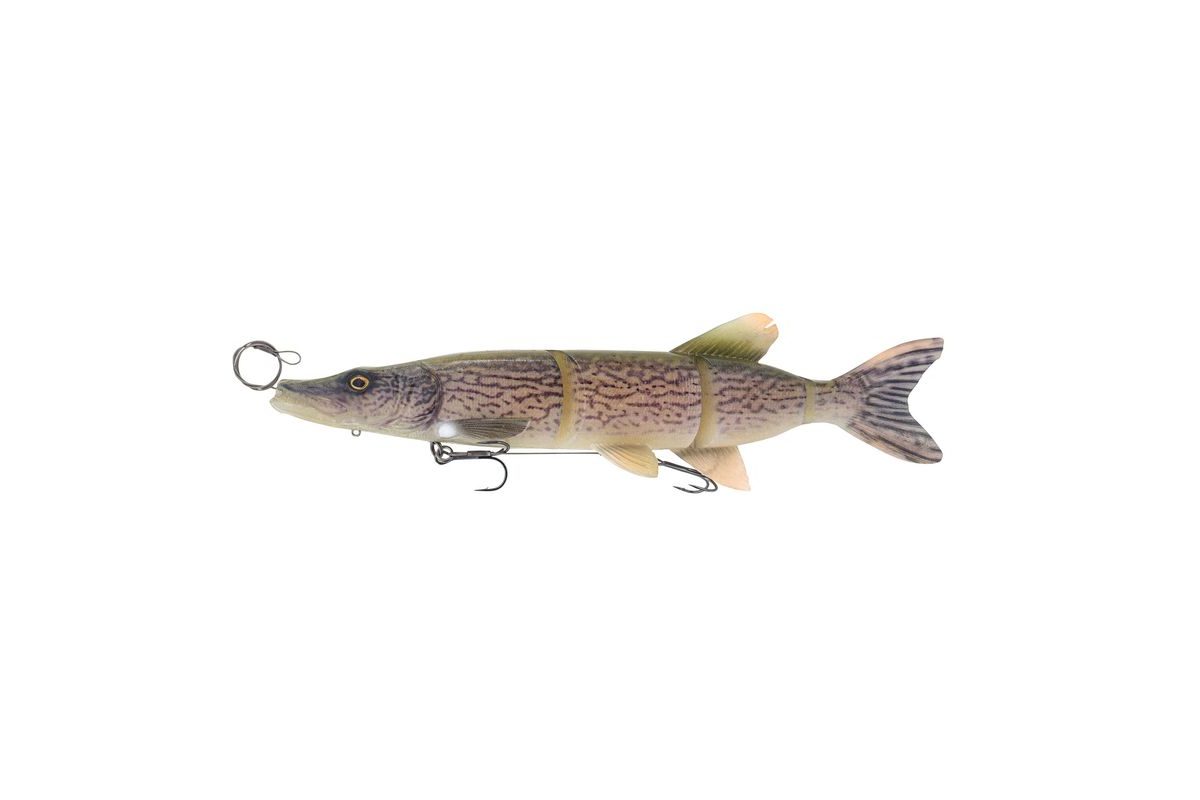 Savage Gear Gumová nástraha 3D Line Thru Pike SS White Pike