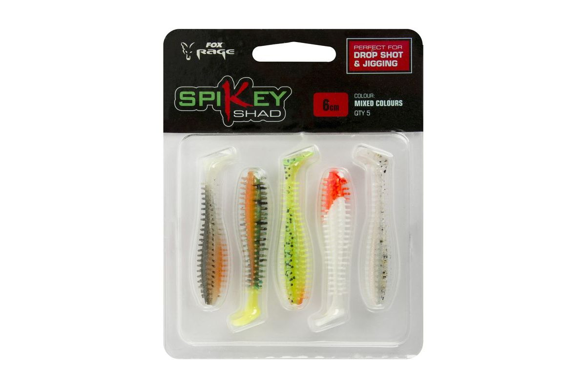 Fox Rage Gumová Nástraha Spikey Shads Mixed Colour 5ks