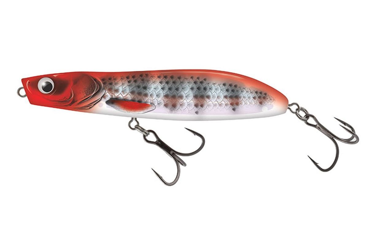 Salmo Wobler Rattlin Stick Floating Red Head Striper