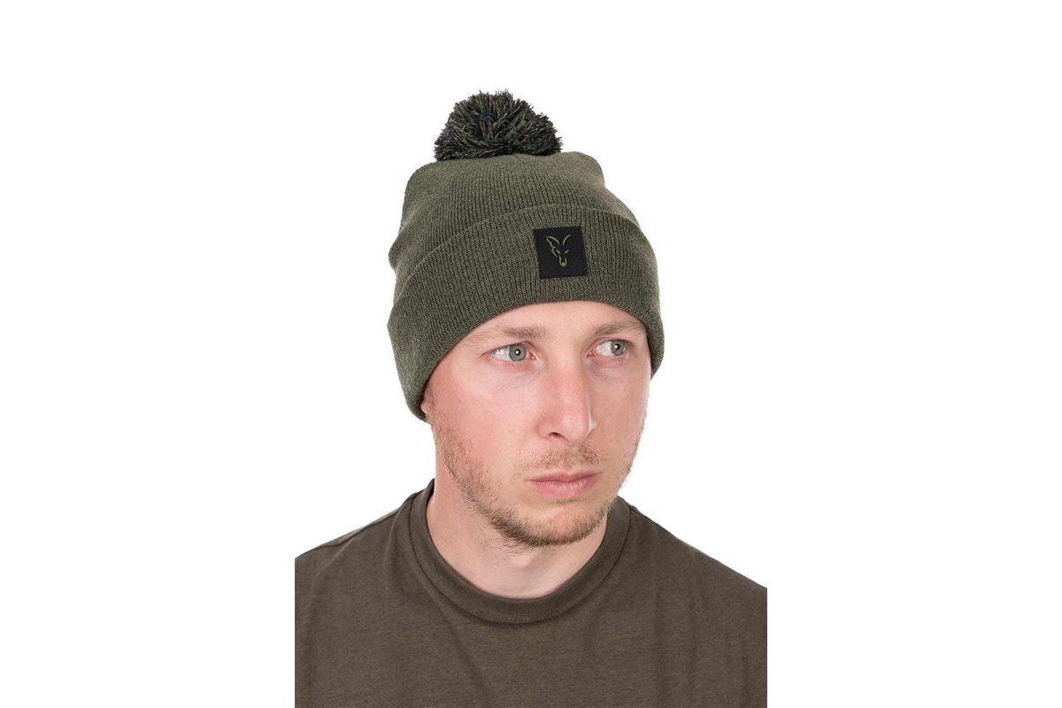 Fox Zimní čepice Collection Bobble Hat Green/Black
