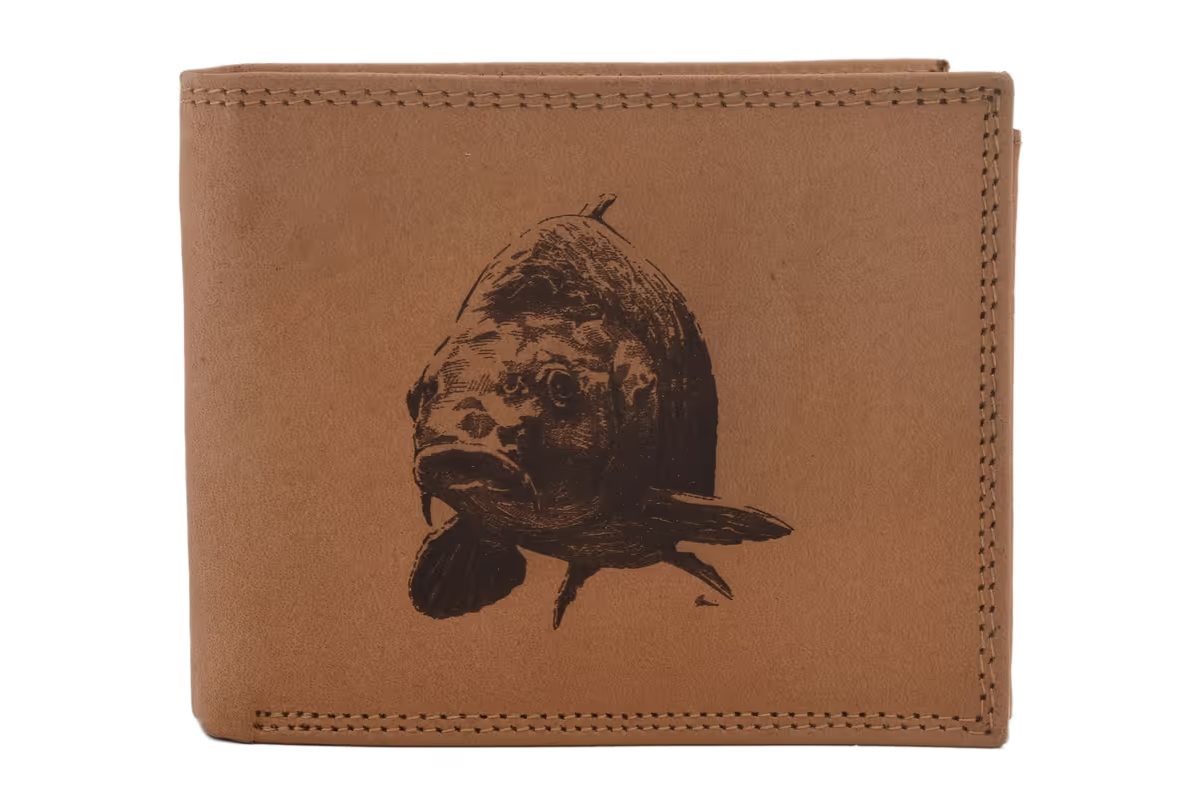 Mercucio Pánská peněženka Kapr hlava