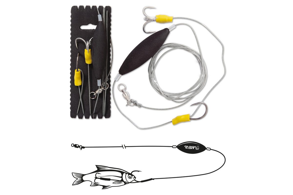 Black Cat Návazec na sumce Underwater Float Rig 100kg 180cm