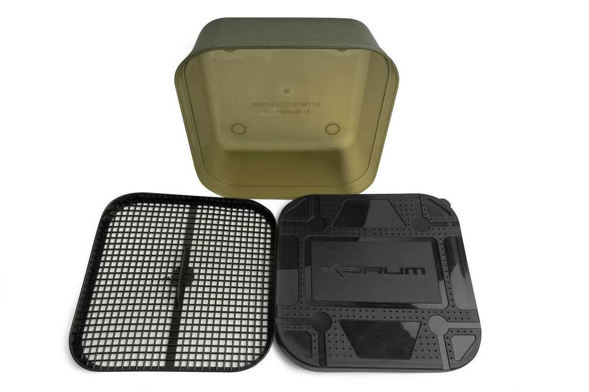 Korum Krabička Maggot Tub And Riddle - 2PT/1,2l