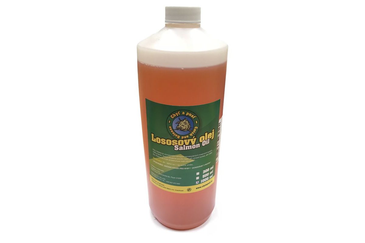 Chyť a pusť Lososový olej 500ml