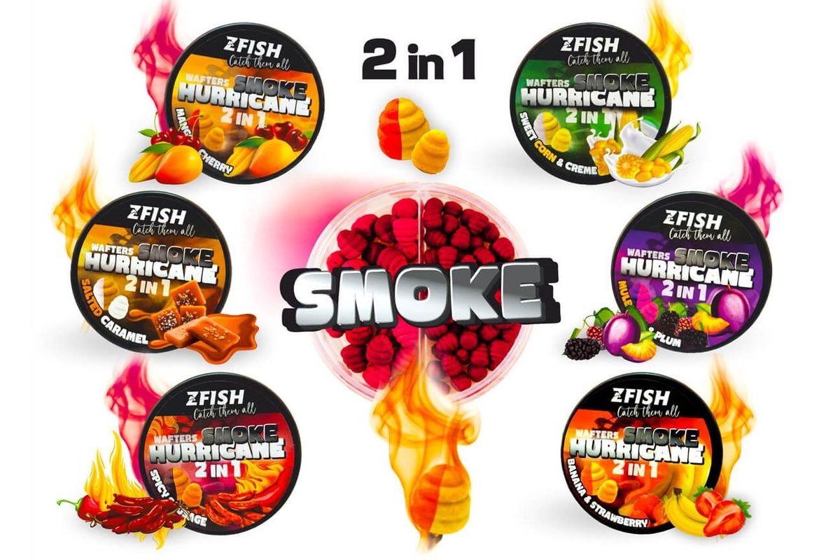 Zfish Nástraha Smoke Hurricane Wafters 2in1