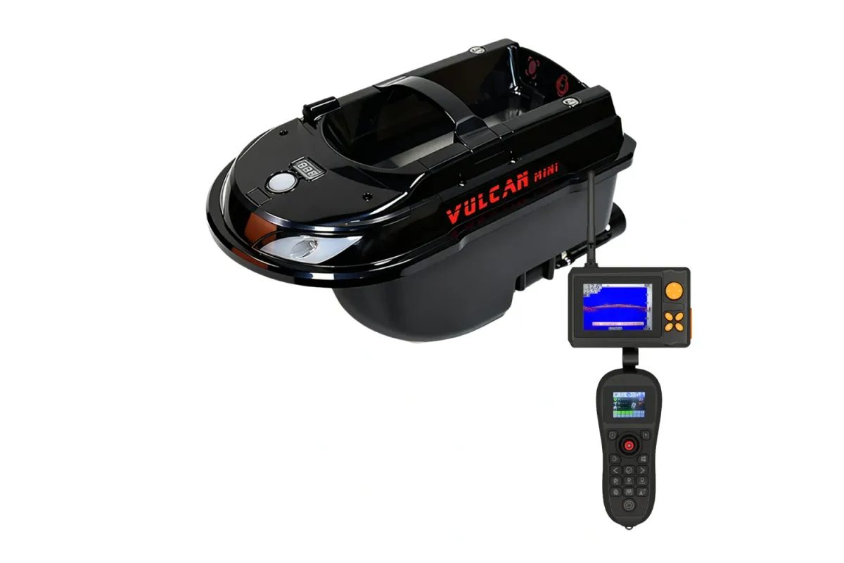 Boatman Zavážecí lodička Vulcan Mini PRO s GPS a Echolot Černá