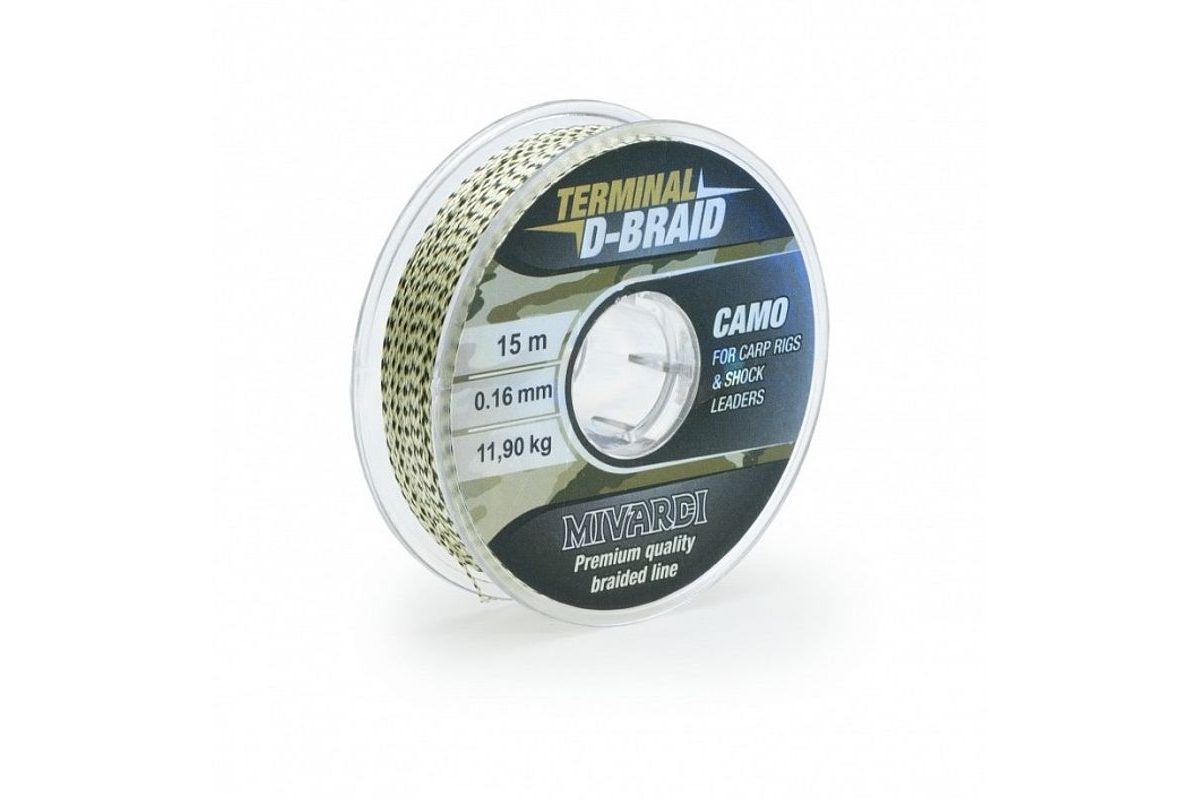 Mivardi Šňůra Terminal D-Braid Camo 15m