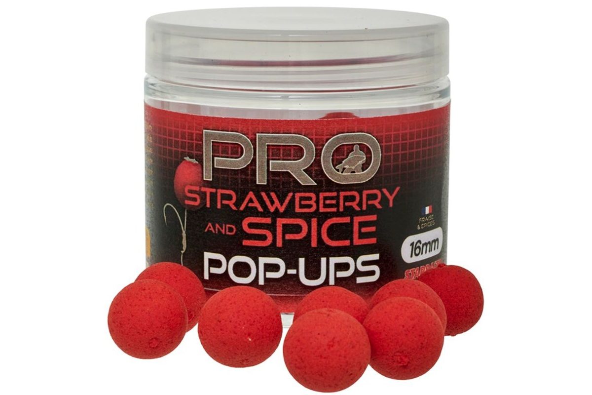 Starbaits Plovoucí boilies Pop Up Pro Strawberry Spice 50g
