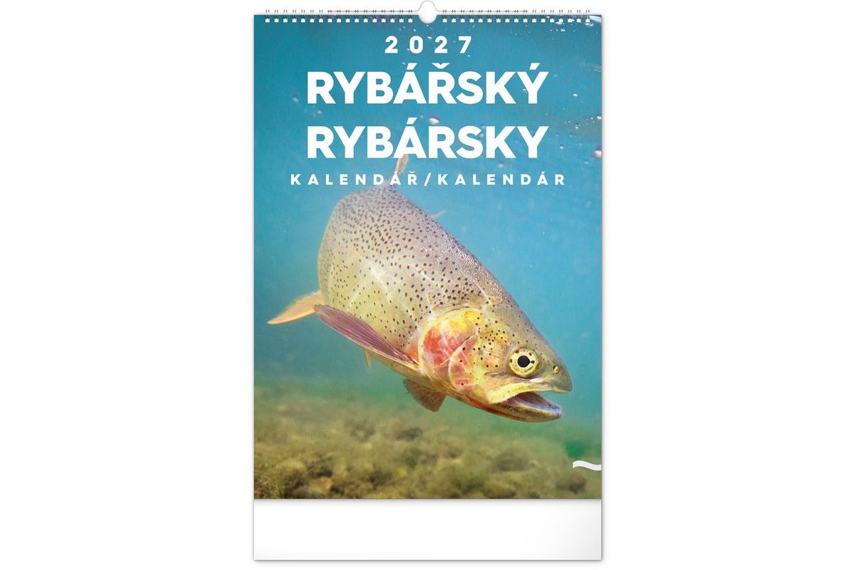 Notique Nástěnný kalendář Rybářský – Rybársky CZ/SK 2027