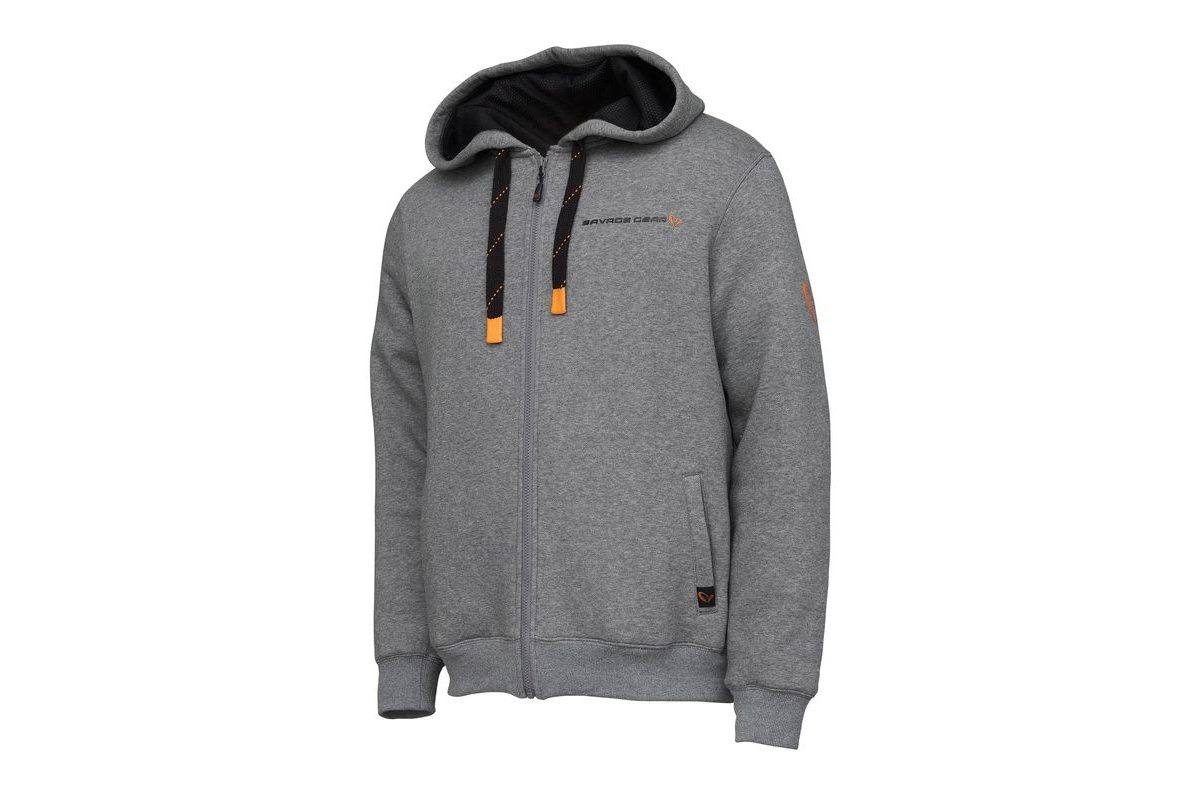 Savage Gear Classic Zip Hoodie Grey Melange