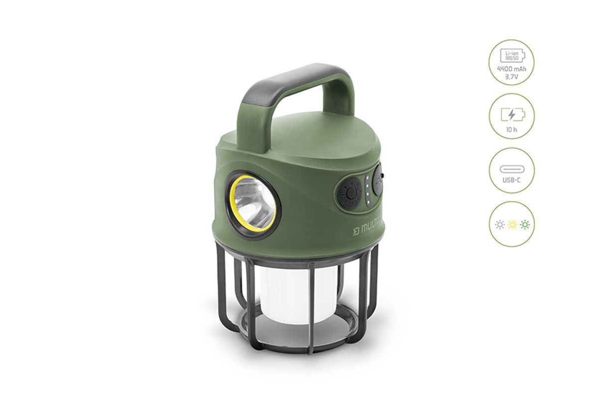 Delphin Kempingová lampa Multix