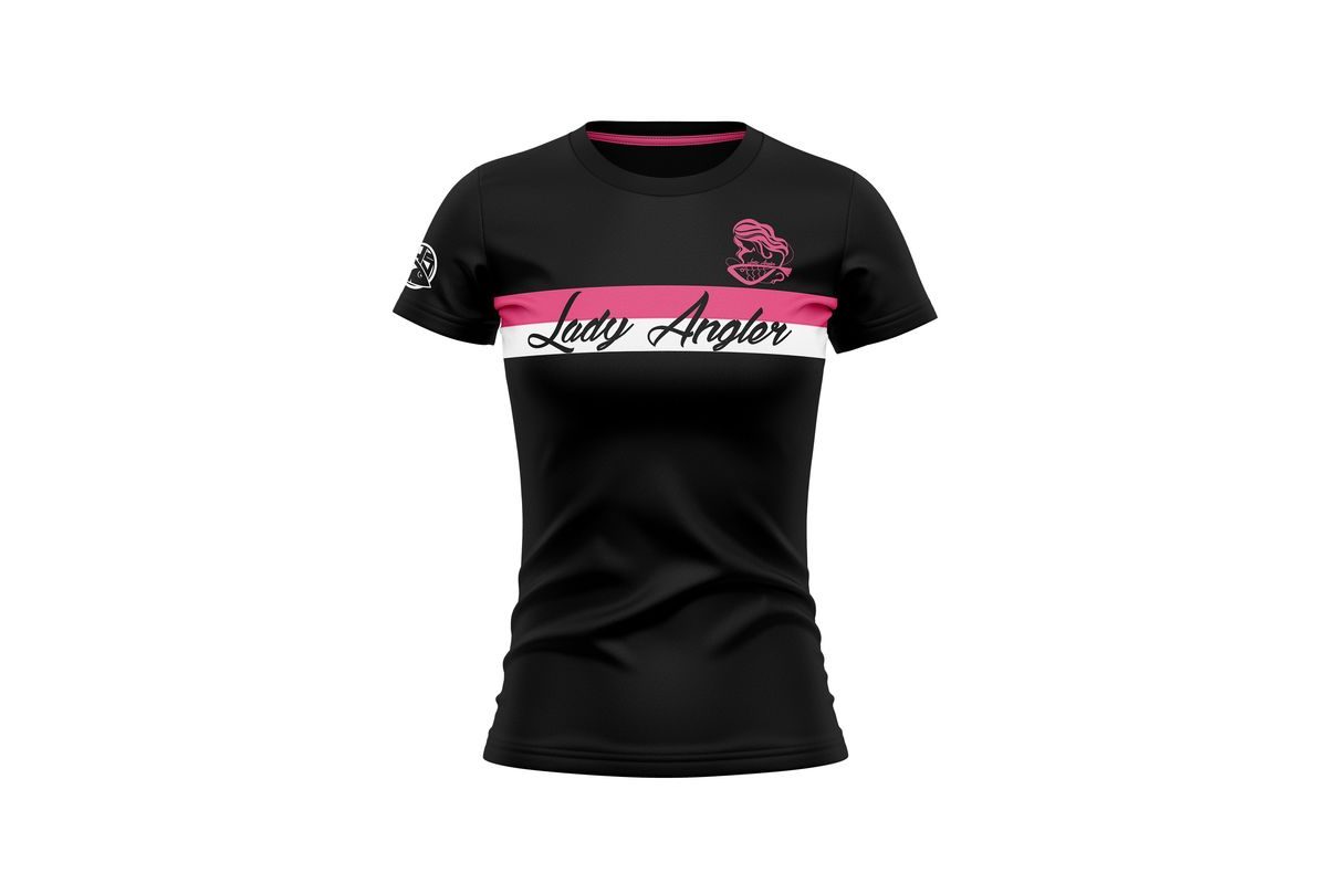Hotspot Design Tričko Lady Angler s pruhmi