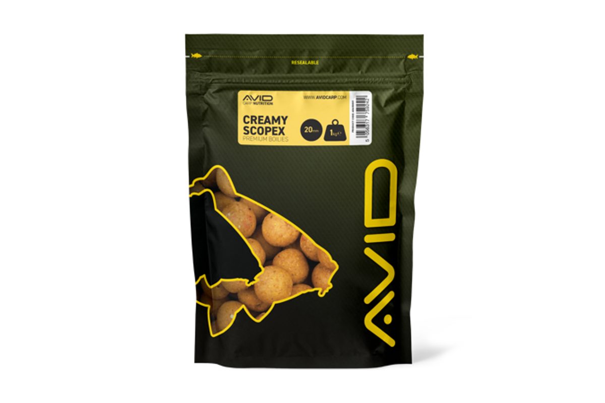 Avid Boilies Premium Krémový Scopex 1kg