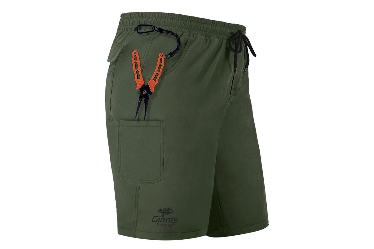 Giants Fishing Kraťasy Shorts Quick Dry UV50+ Dark Green