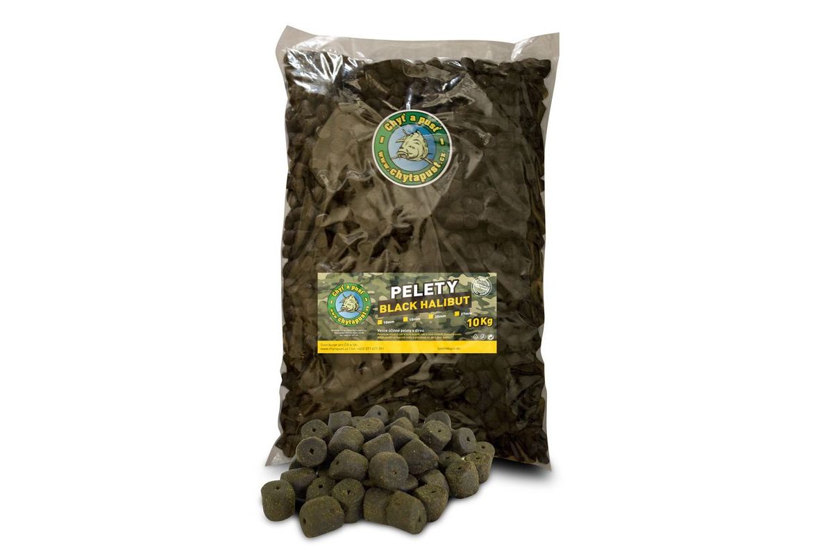 Chyť a pusť Pelety BLACK halibut 5kg