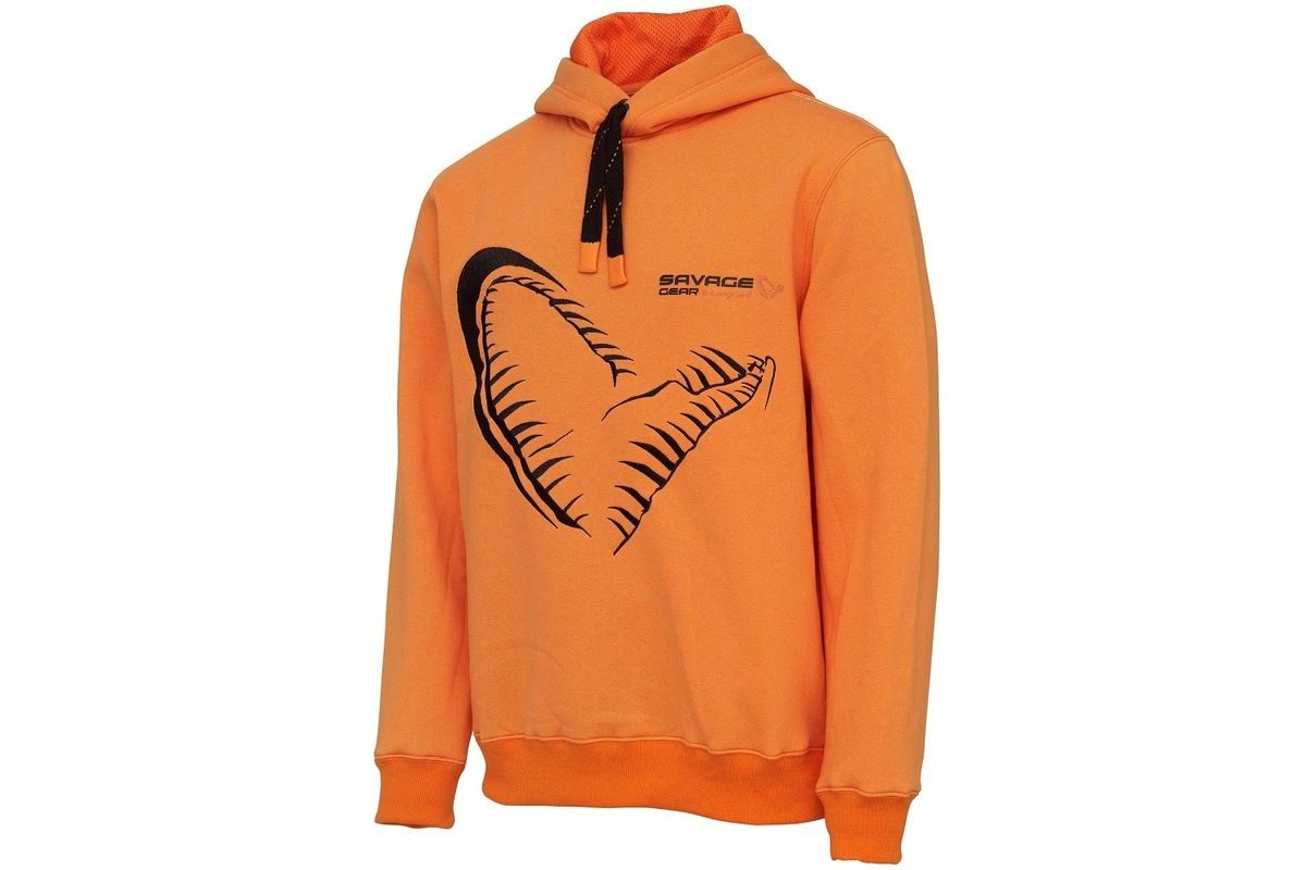 Savage Gear Mikina Mega Jaw Hoodie Sun Orange