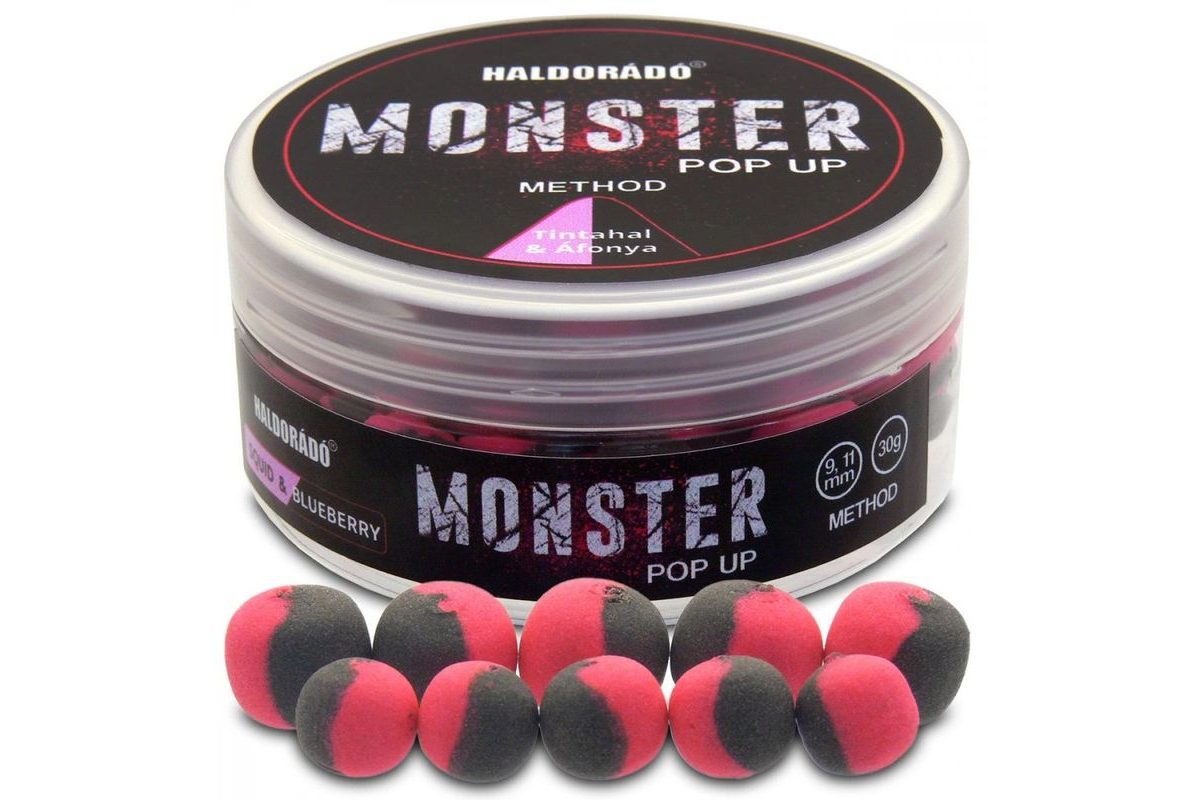 Haldorádó Pop-Up Boilies Method Monster 9+11mm 30g