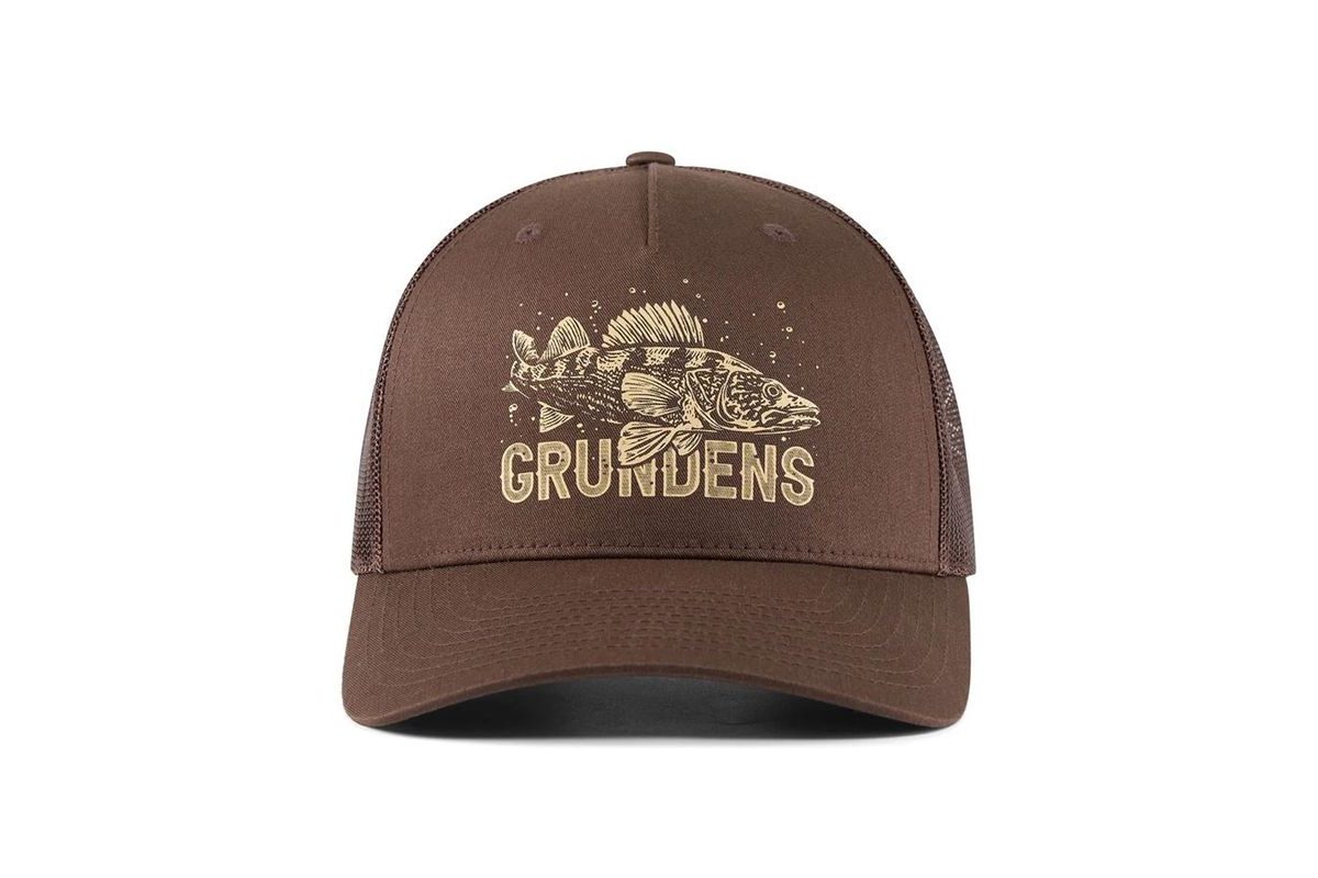 Grundéns Kšiltovka King of the Lakes Trucker Brown O/S