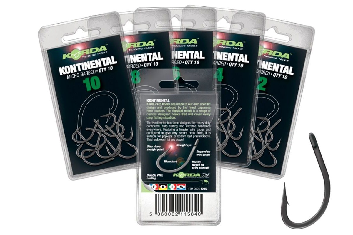 Korda Háčiky Kontinental 10 ks